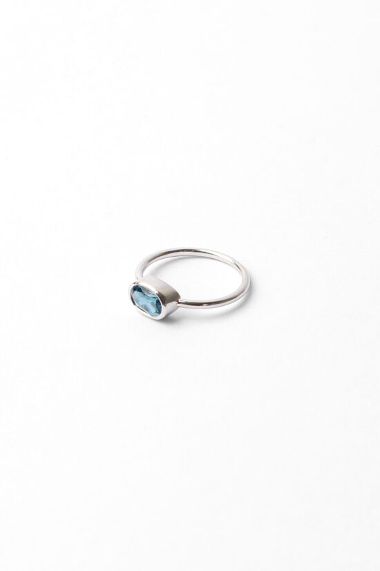 Anel stone oval | topázio london