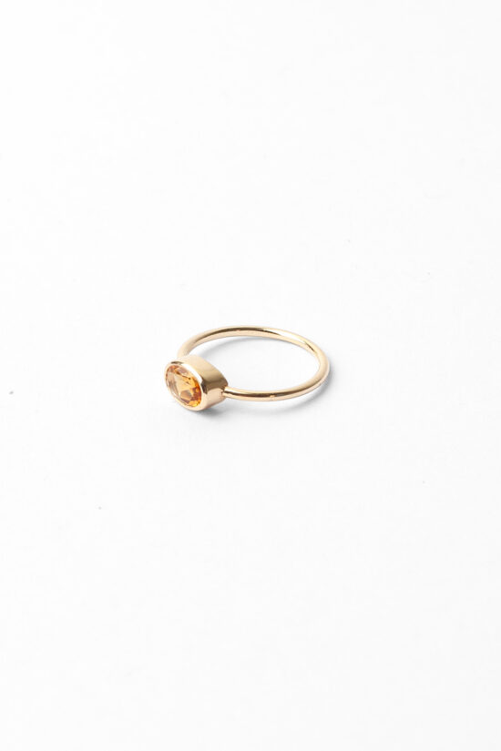 Anel stone oval | citrino