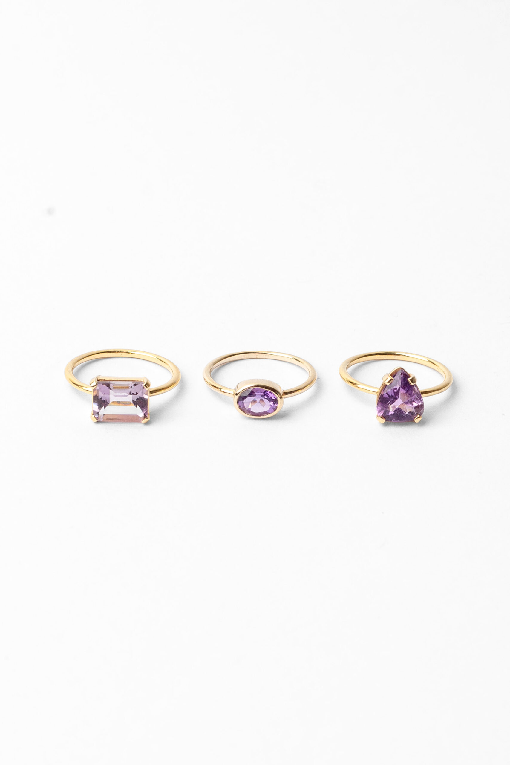 Anel stone oval | ametista