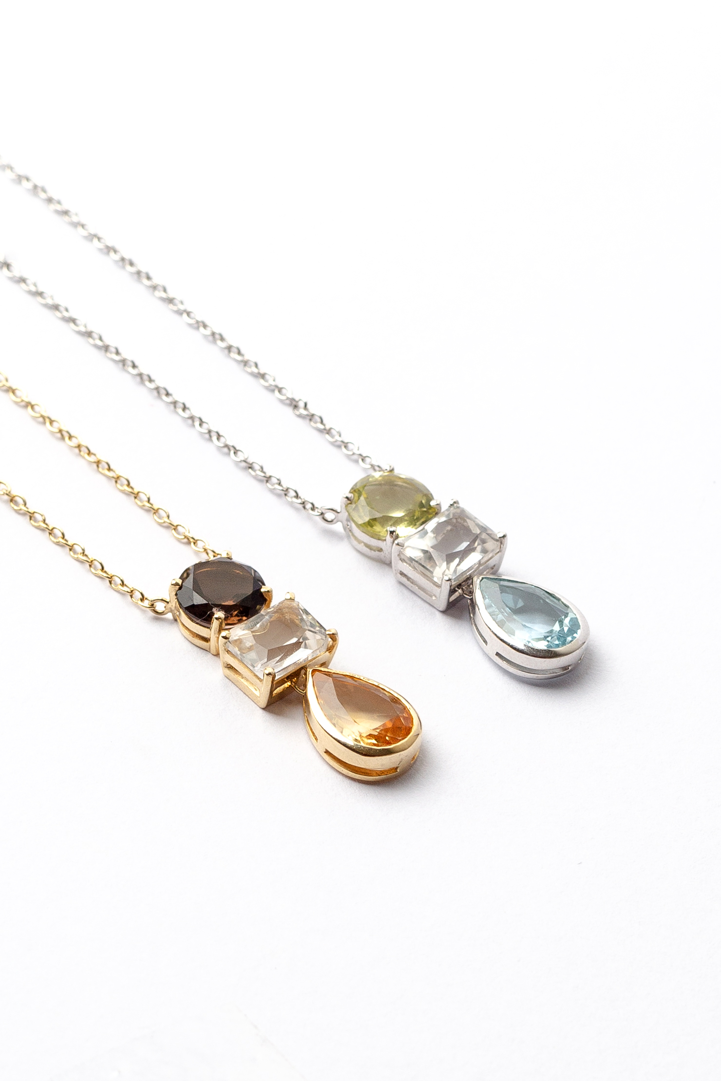 Colar formas | green gold