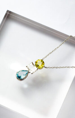 Colar formas | green gold