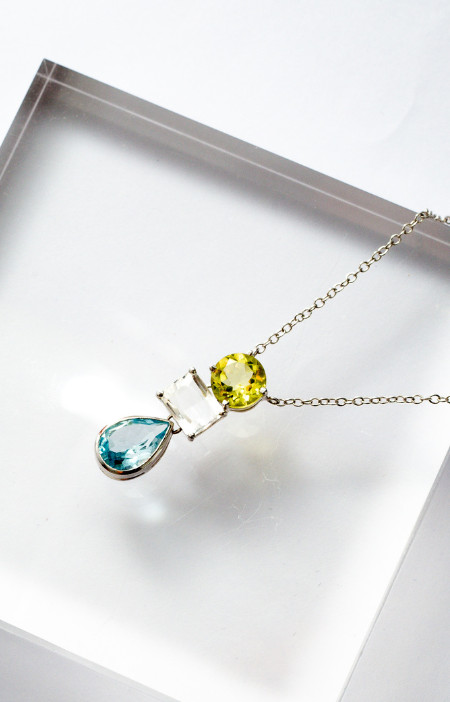 Colar formas | green gold