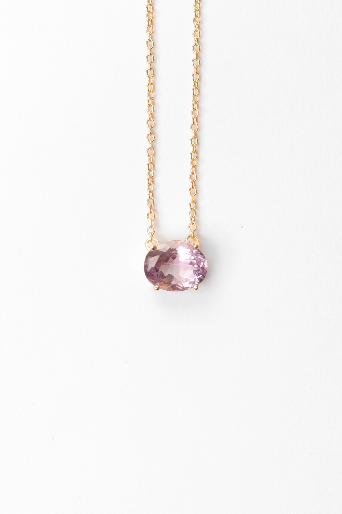 Colar stone | oval ametista