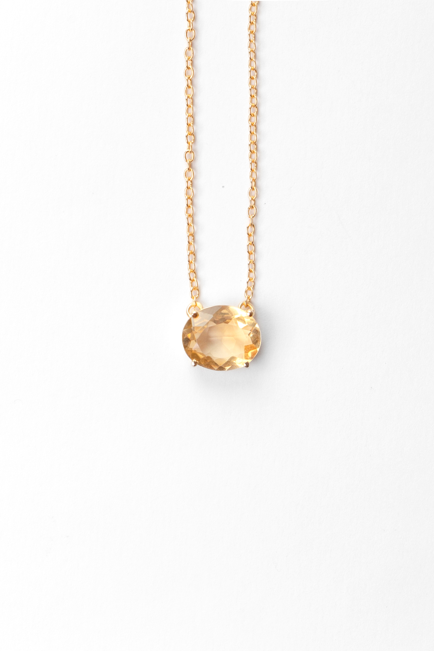 Colar stone | oval citrino