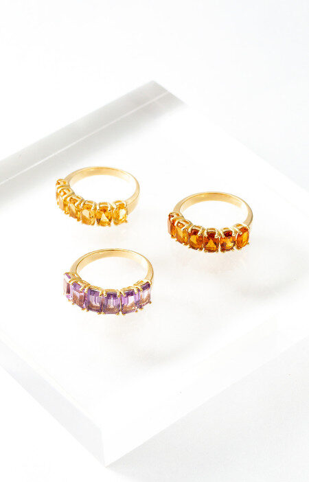 Anel multi oval | citrino