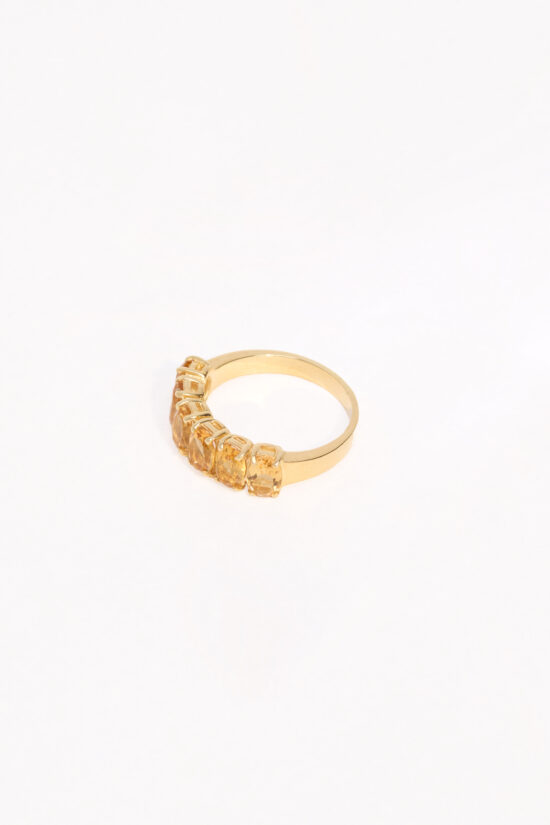Anel multi oval | citrino