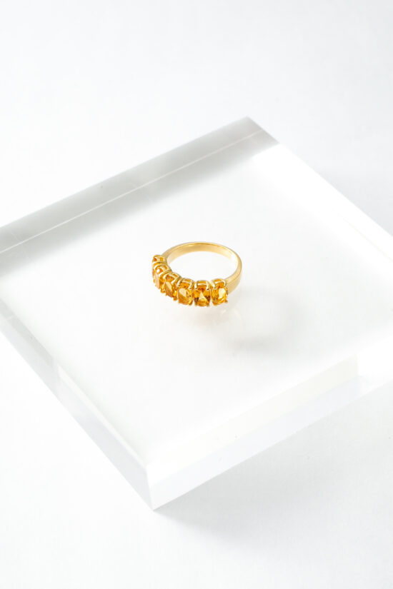 Anel multi oval | citrino
