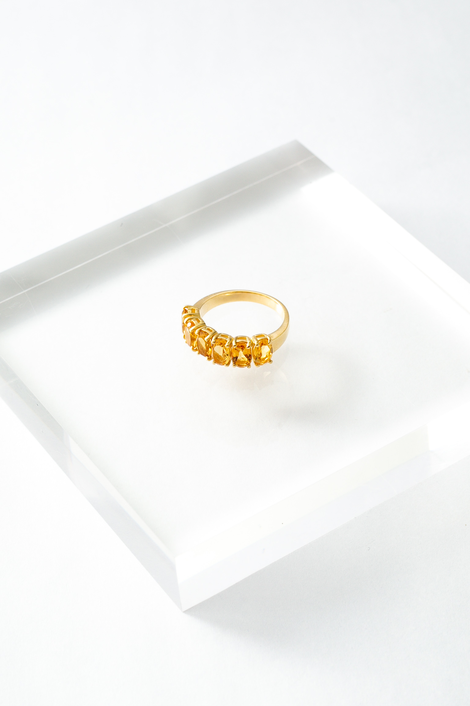 Anel multi oval | citrino