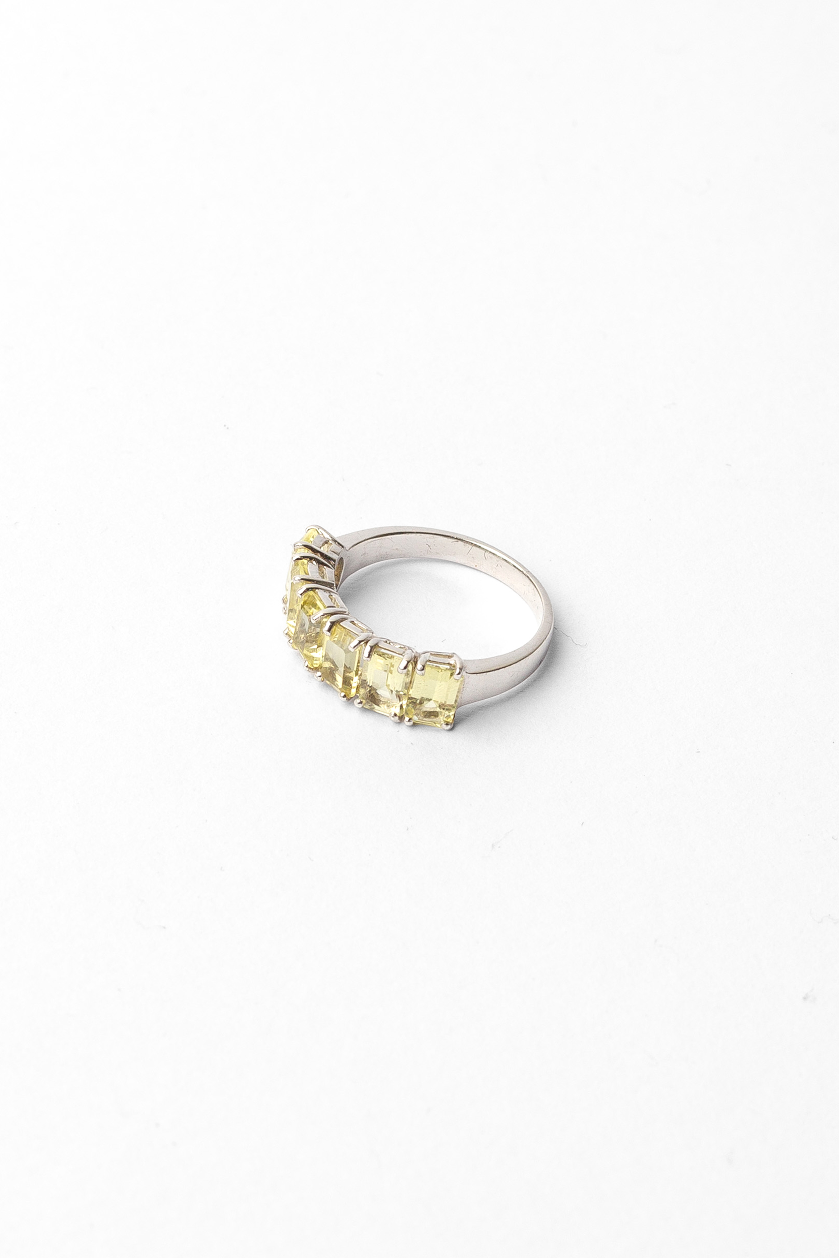 Anel multi retangular | green gold