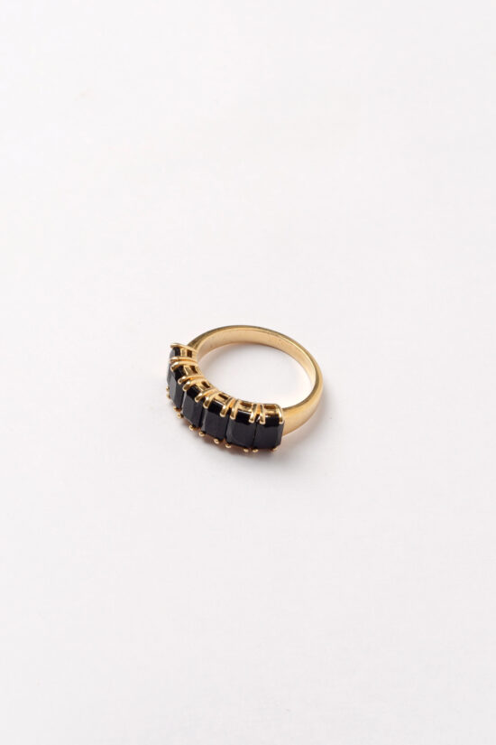 Anel multi retangular | black