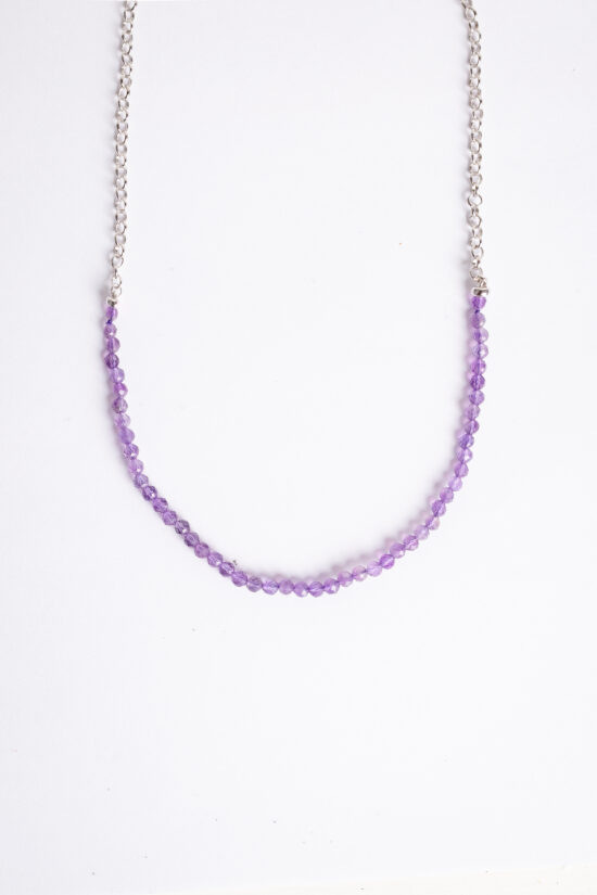 Colar choker boreal | lilás