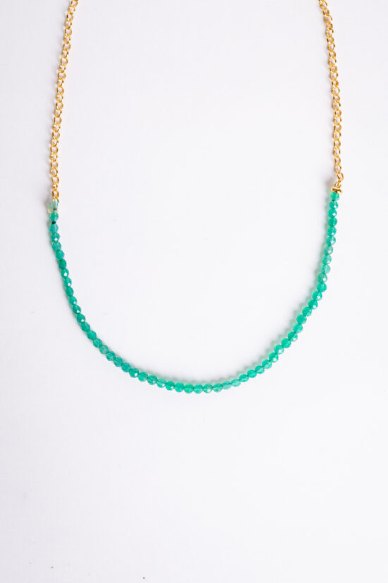 Colar choker boreal | verde