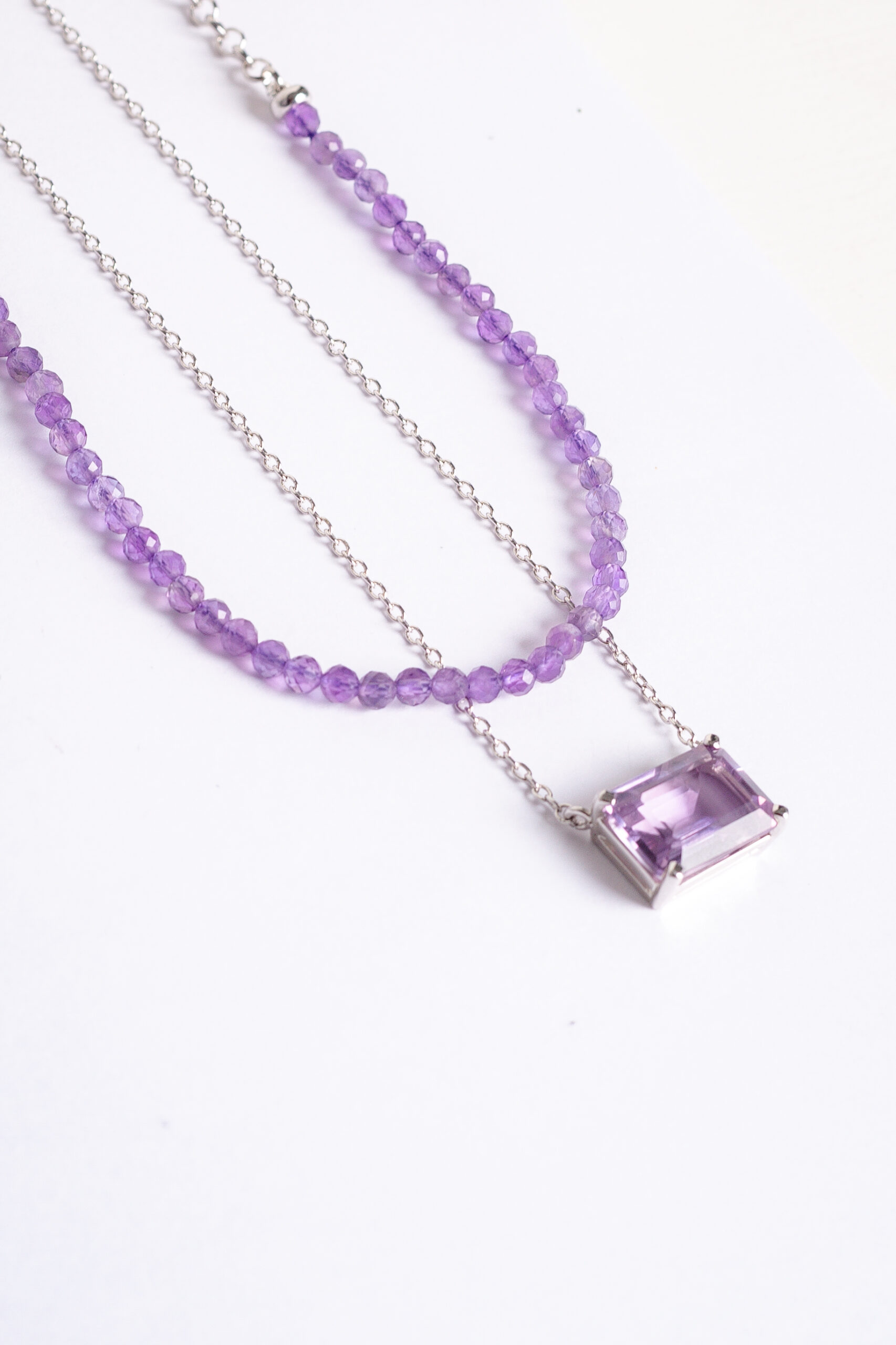 Colar choker boreal | lilás