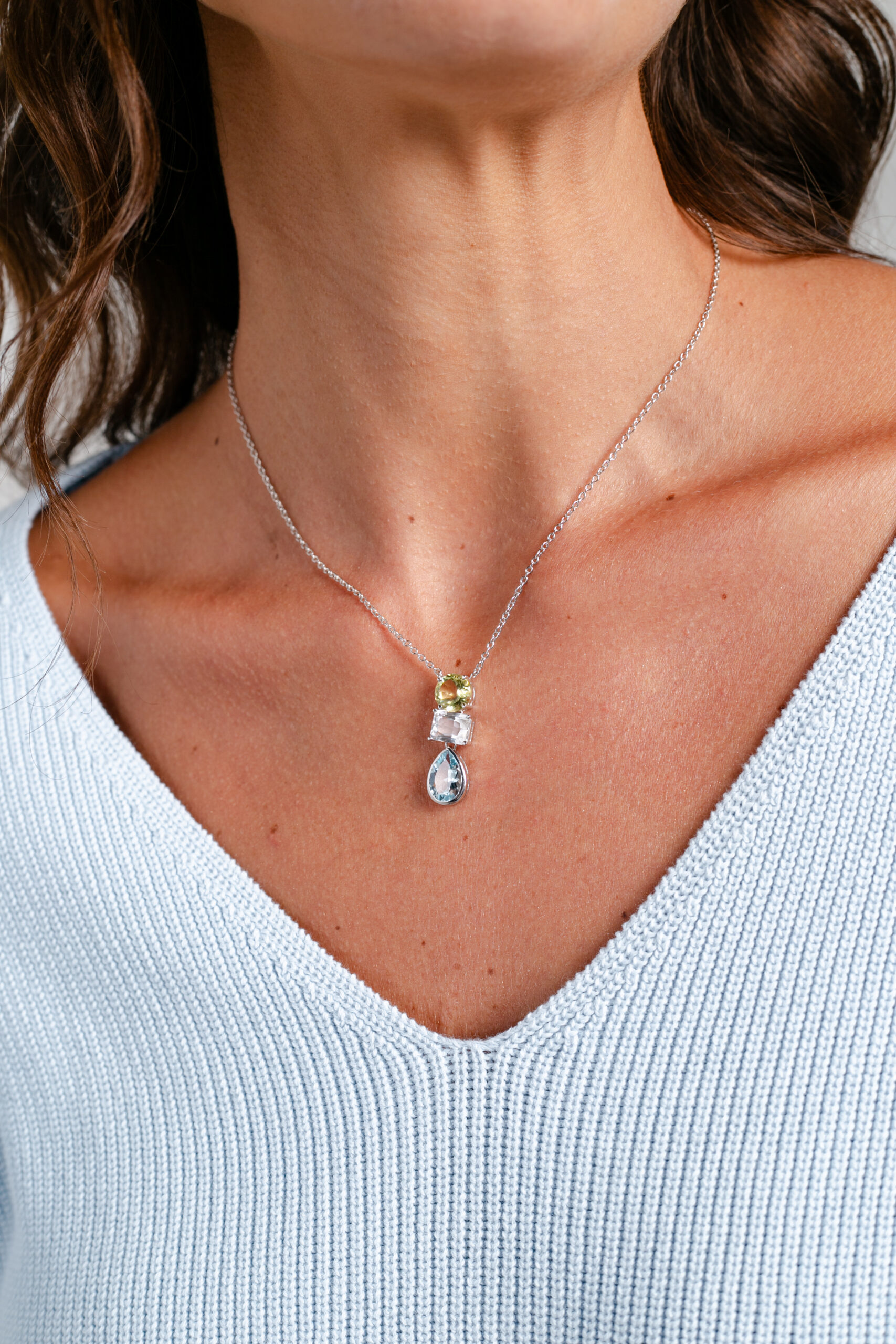 Colar formas | green gold